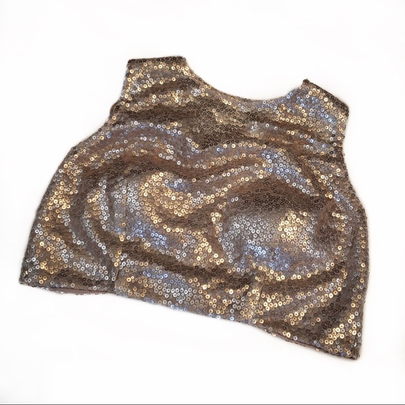 🌵4/$20🌵 Jodi Kristopher | Sequin Crop Top - Picture 1 of 7